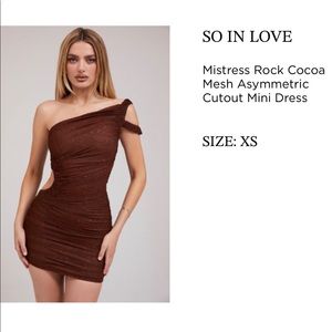 NEVER WORN House of CB dress. Tags still on the dress.